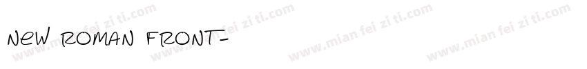 new roman front字体转换